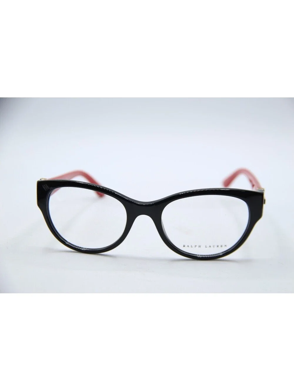 Ralph Lauren Rl 6150 5001 Black Red Gold Authentic Frames Eyeglasses 51-19